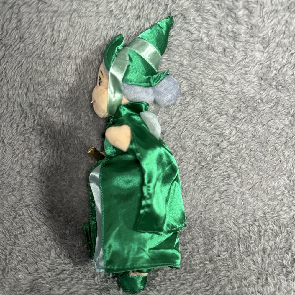 Disney Store Fauna Plush Green Fairy Godmother Sleeping Beauty Stuffed Animal - Picture 3 of 8